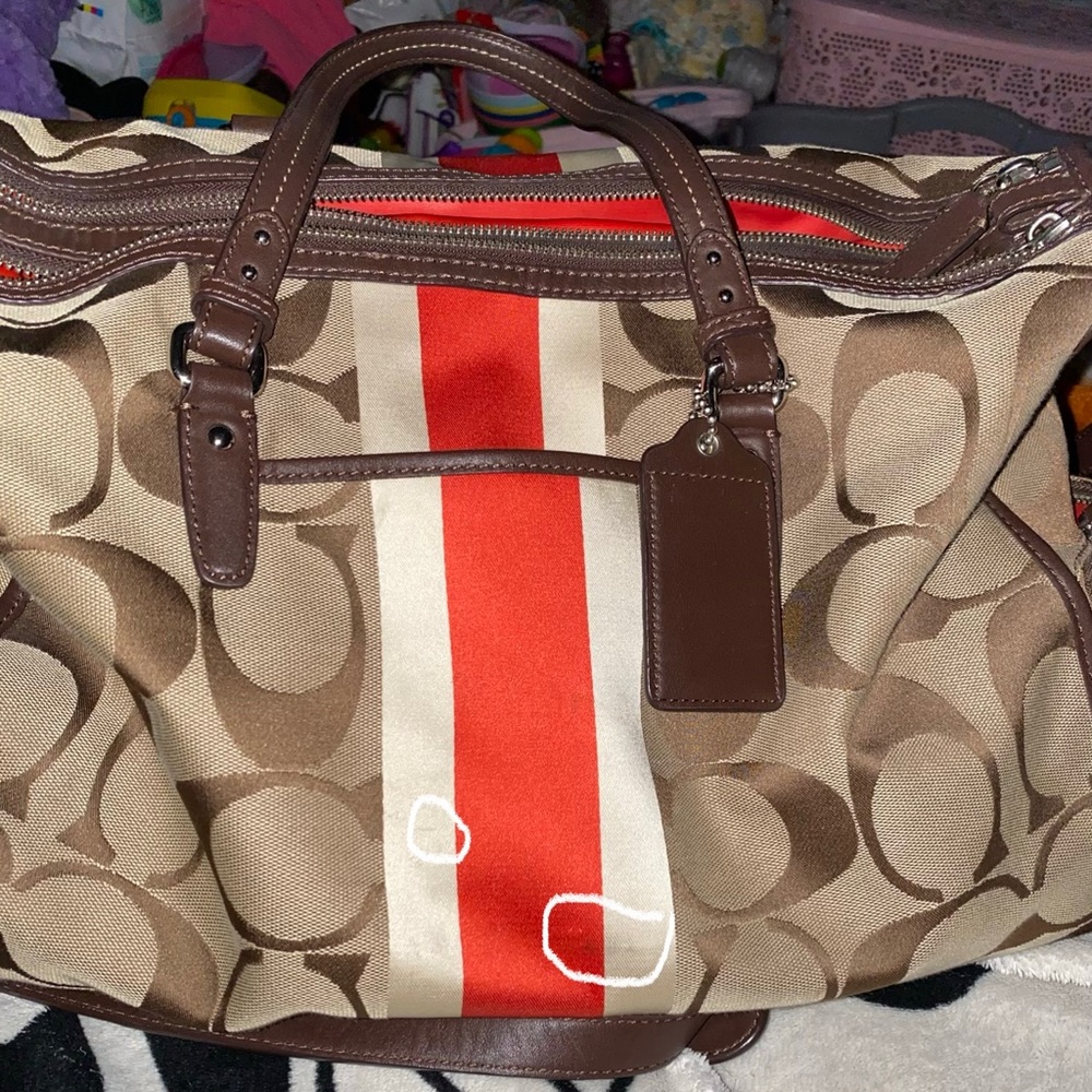 Coach diaper bag
